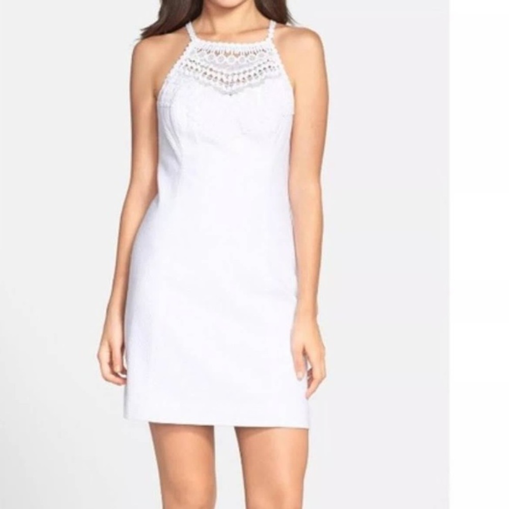 WORN ONCE. White Lily Pulitzer dress. Size 4.